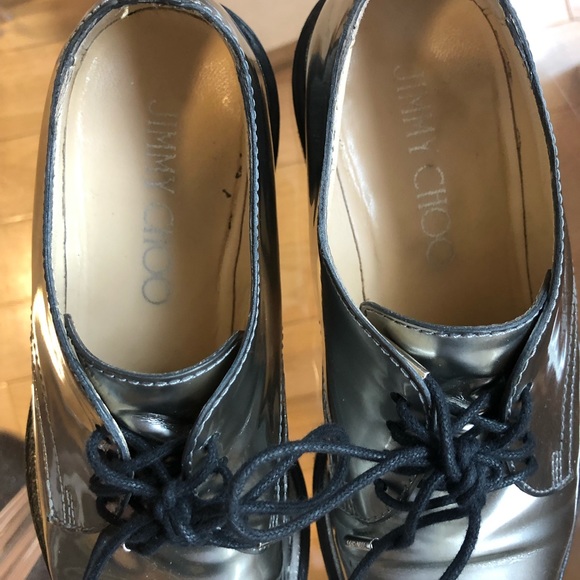 Metallic Silver Jimmy Choo size 6.5 - Picture 4 of 8